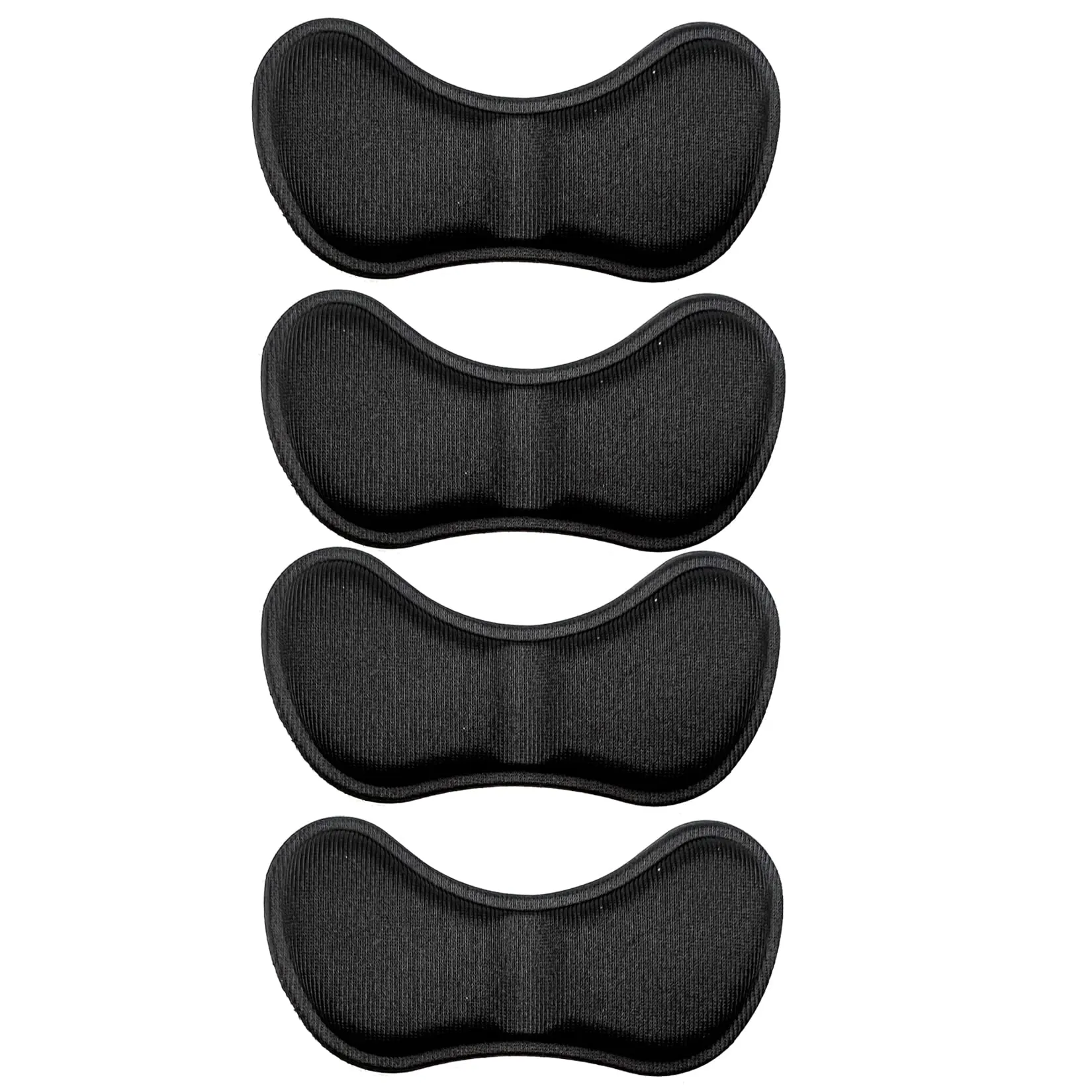 2 Pairs Heel Cushion Inserts, Thick Self-Adhesive Heel Grips Shoe Pads, Anti-Slip Shoe Inserts for Shoes - Black