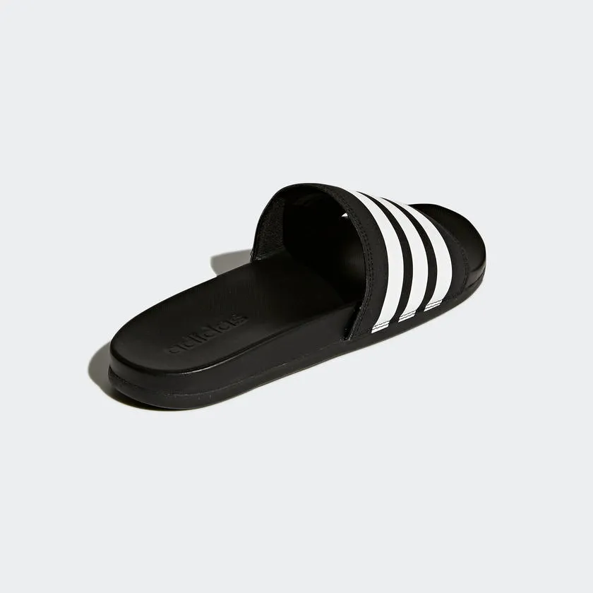 Adidas Adilette Cloudfoam Plus Stripes Men's Slides Black/White AP9971