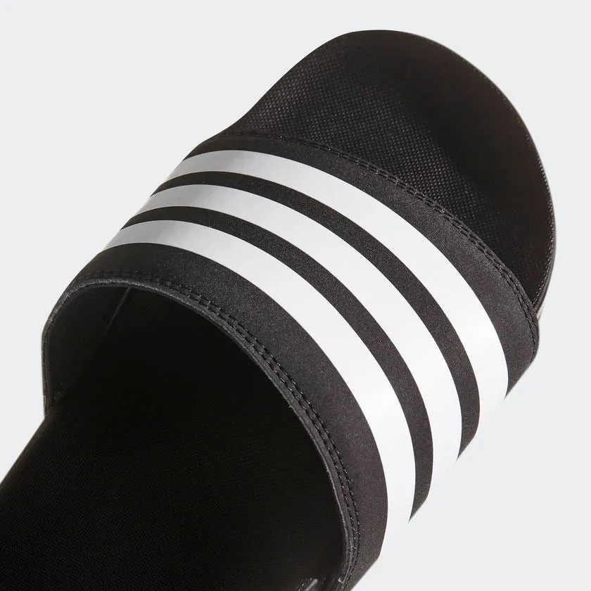 Adidas Adilette Cloudfoam Plus Stripes Men's Slides Black/White AP9971