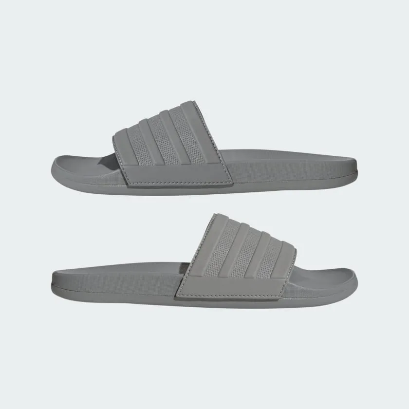 ADIDAS MEN'S ADILETTE COMFORT GREY SLIDES