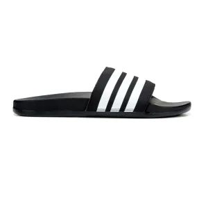 Adidas Men's Adilette Comfort Slides Flip Flops - Core Black / Cloud White