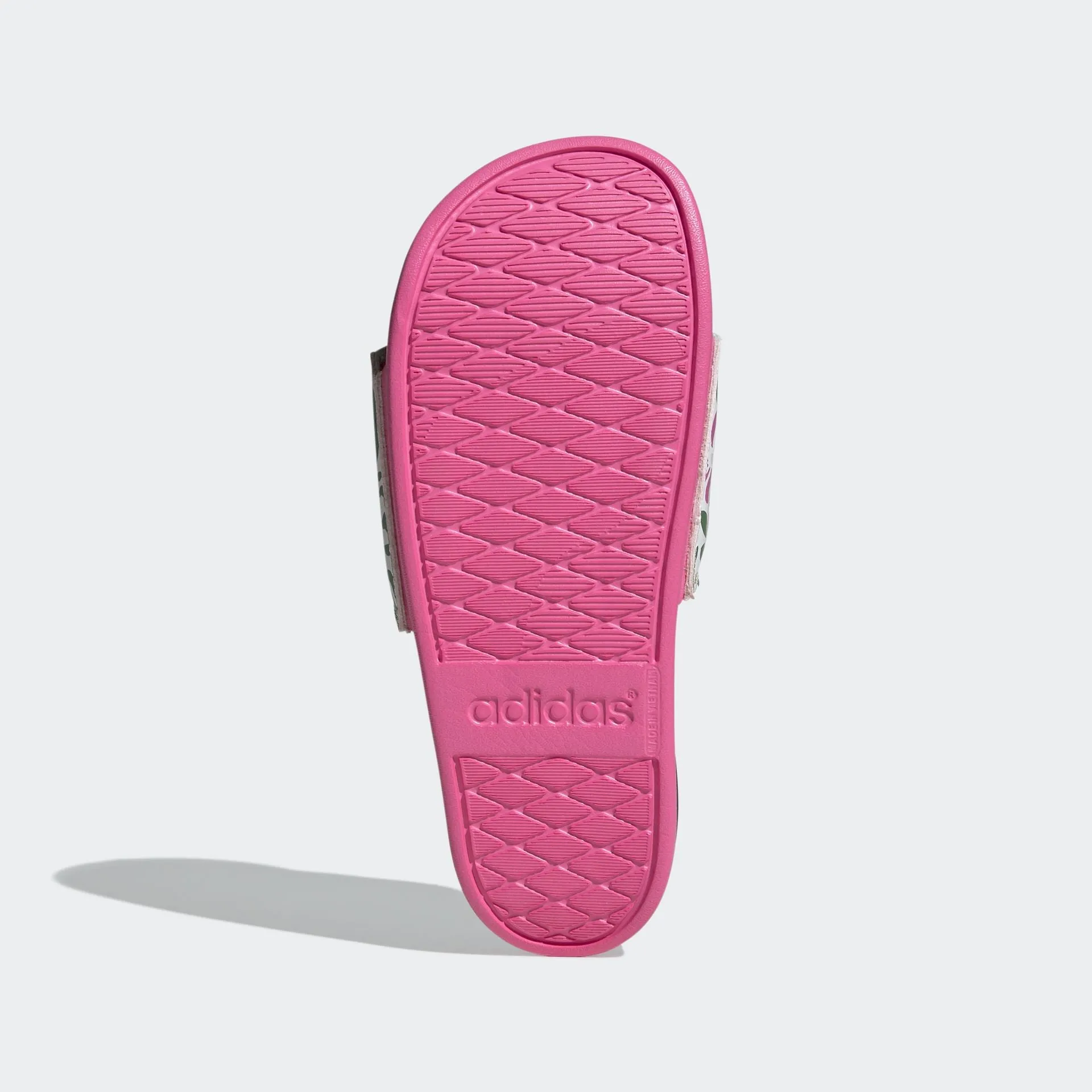 ADILETTE COMFORT SLIDES - Carbon / Off White / Lucid Pink