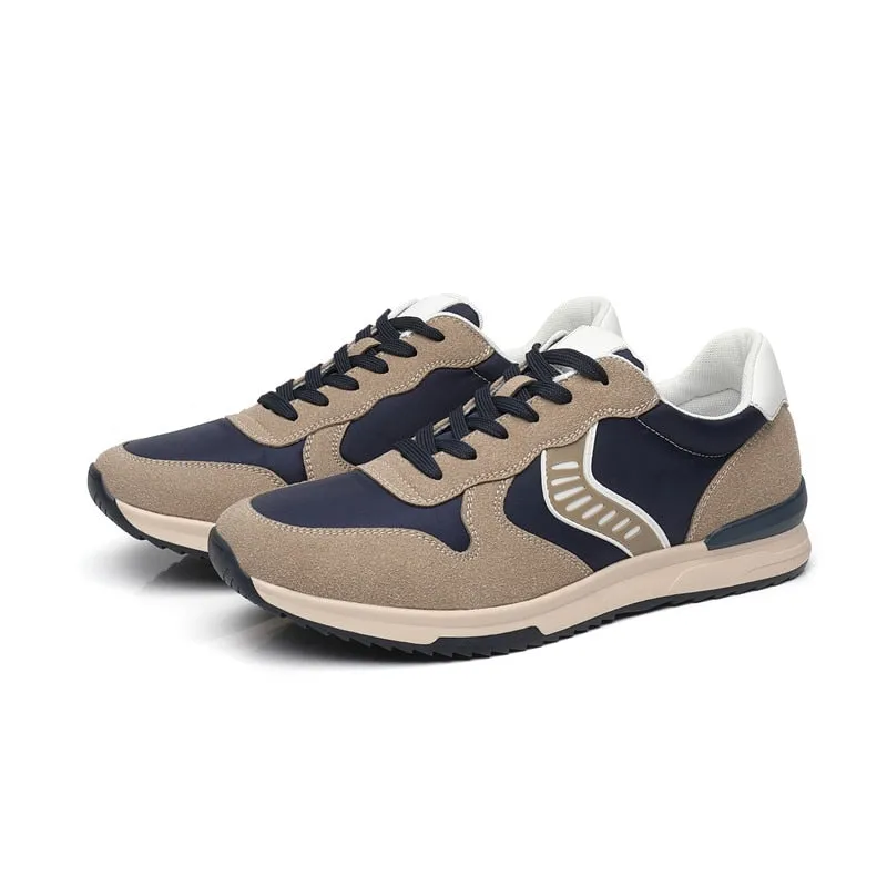 Angelo Ricci™ American Style Leather Athletic Sneakers