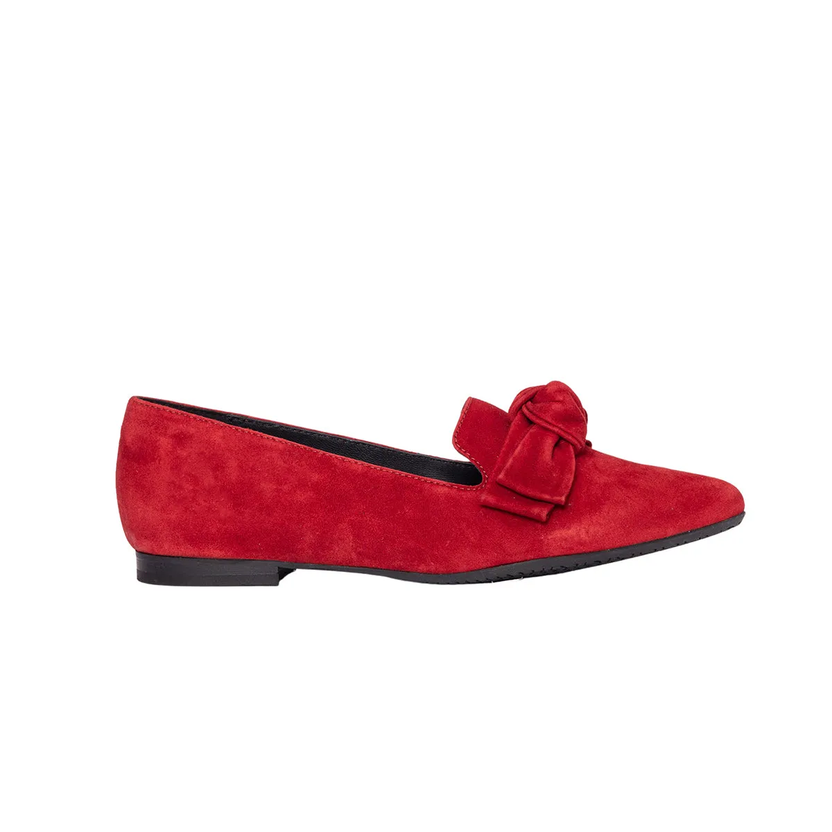 Ateliers Thea Cherry Suede Leather Slip on $184.98