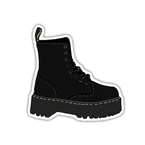 Black Boots Sticker