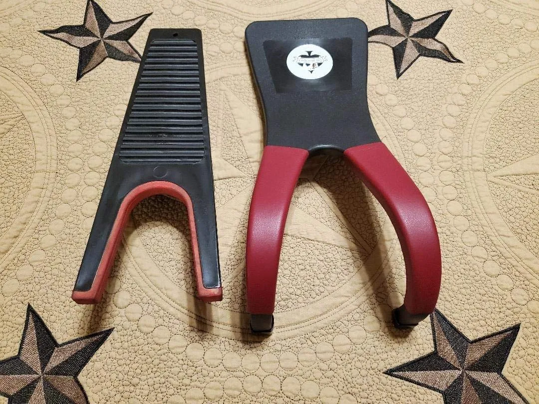 Black Jack Boot Jack Puller | Boot Remover | Shoe Jack Remover By Chuck's Woodbarn Black Leather