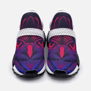 Bleu Red owl Unisex Lightweight Custom shoes