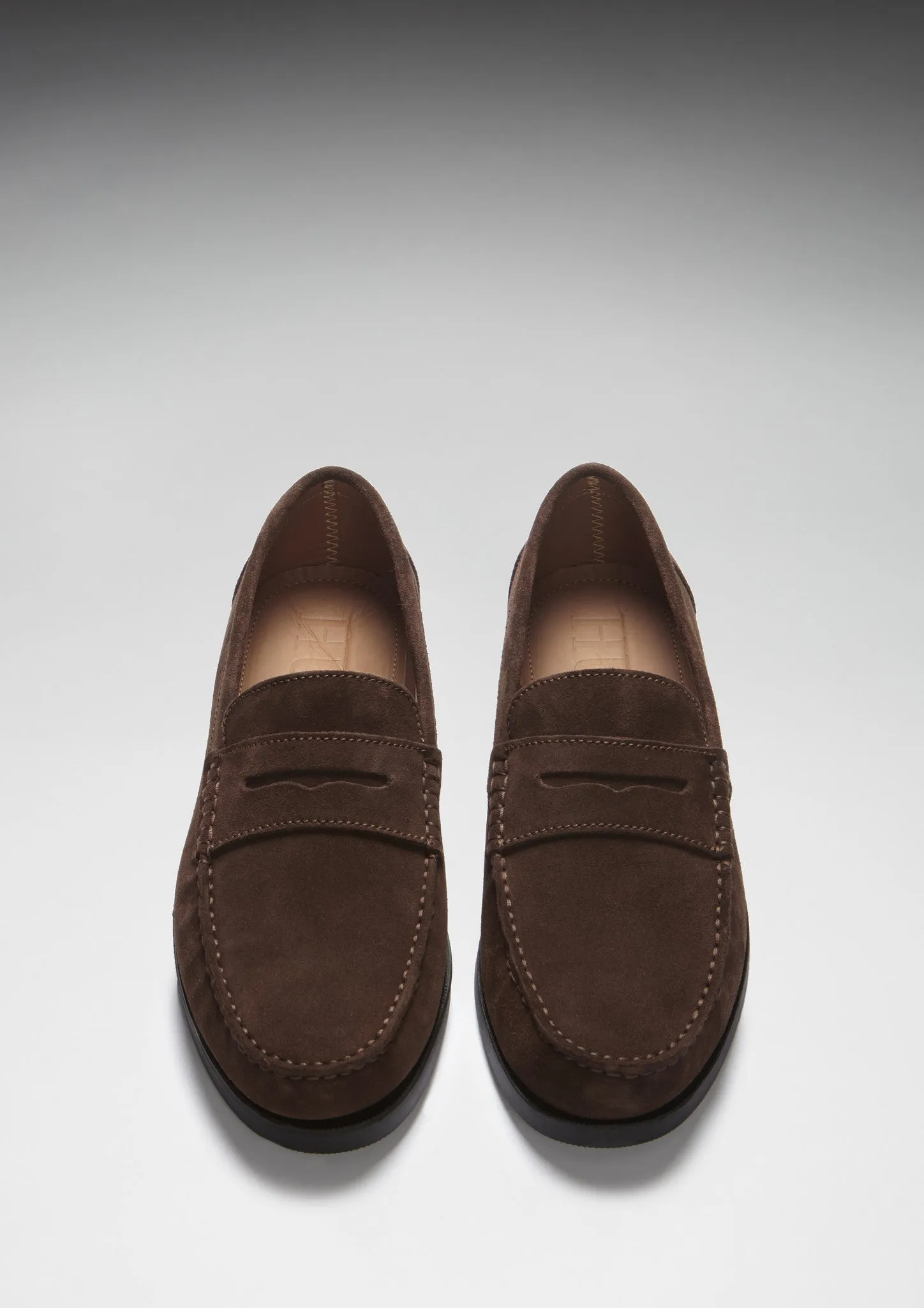 Boat Loafers, brown suede