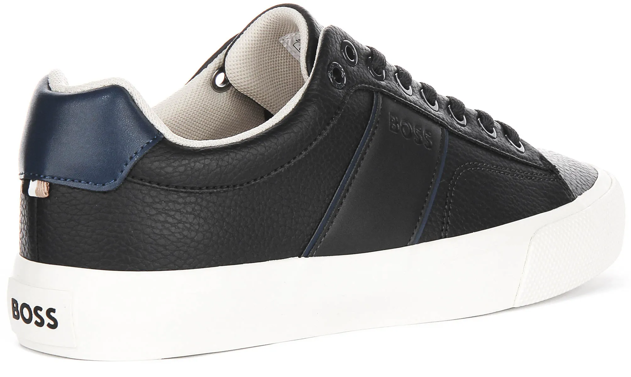 Boss Aiden Tennis Trainers In Navy For Men