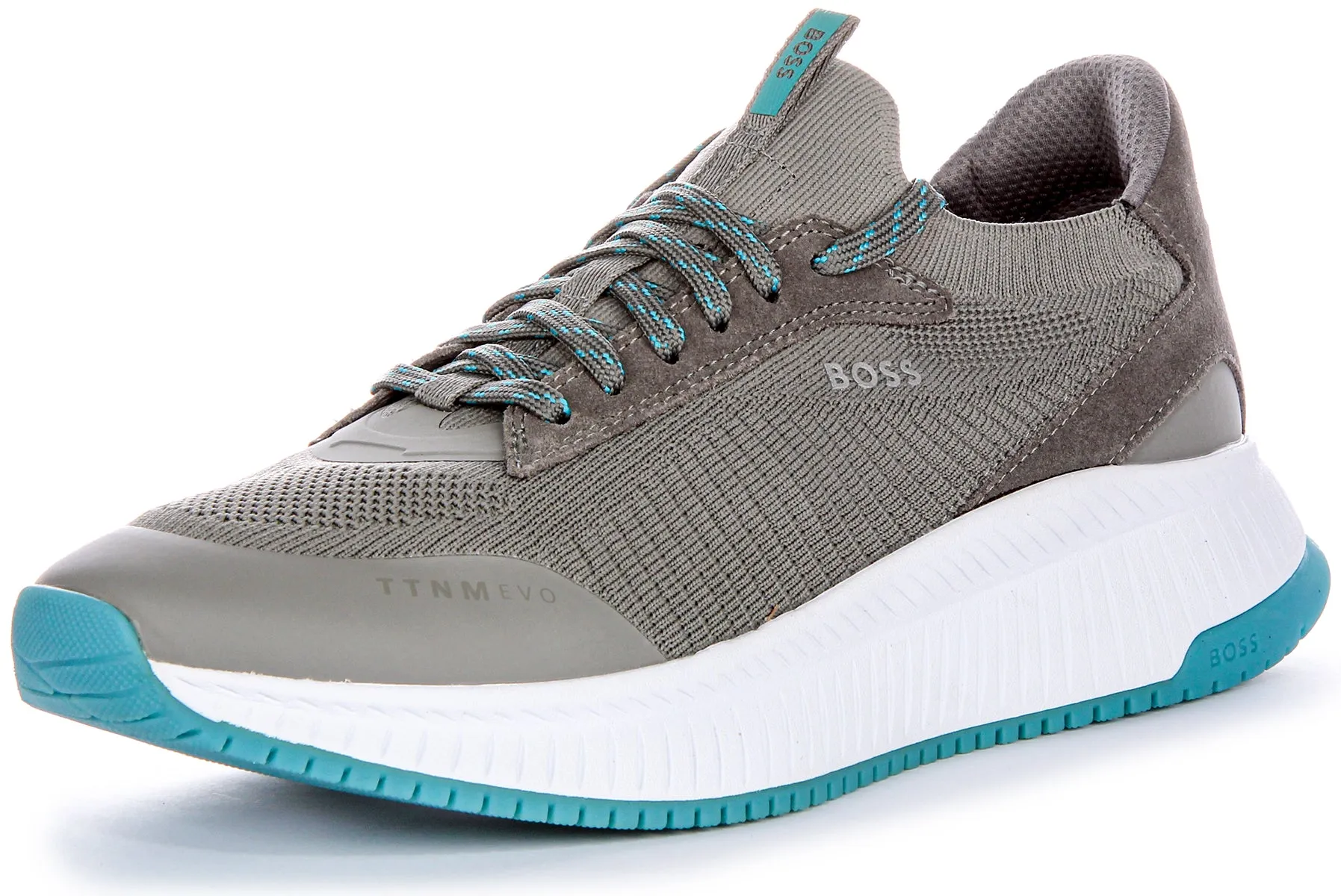 Boss Ttnm Evo Slon In Grey Blue For Men