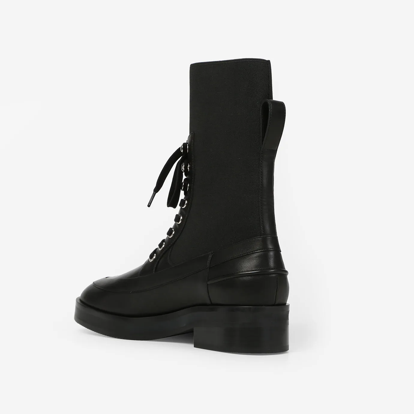 Bottines à Nouer - Noir