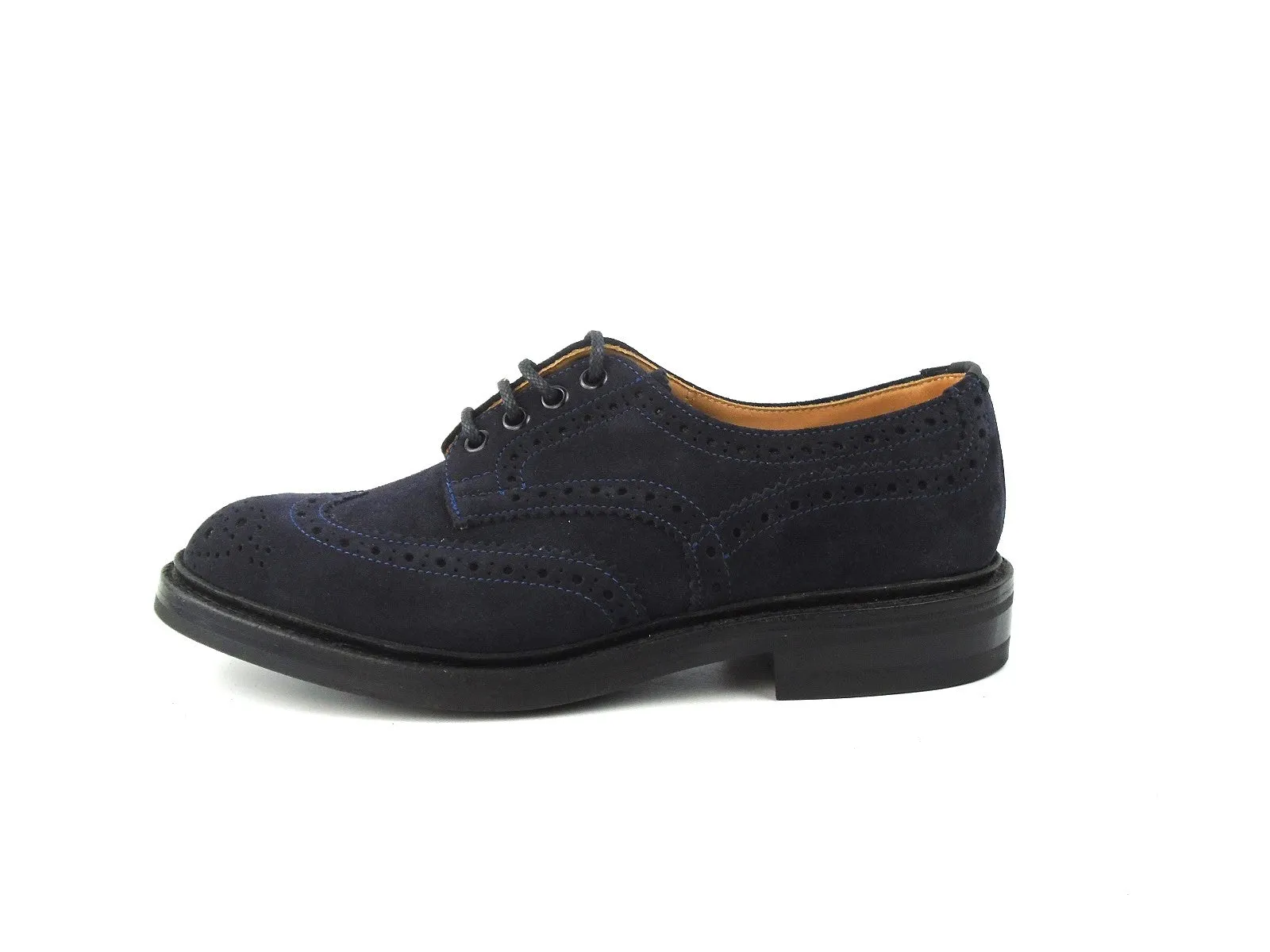 Bourton Country Shoe - Navy Repello Suede