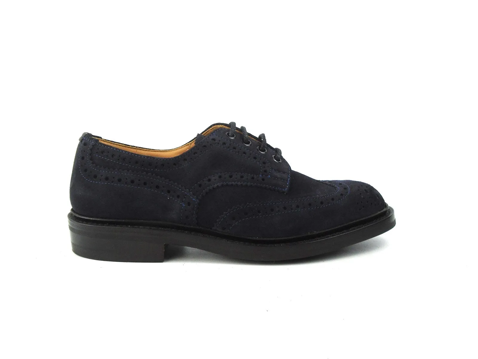 Bourton Country Shoe - Navy Repello Suede