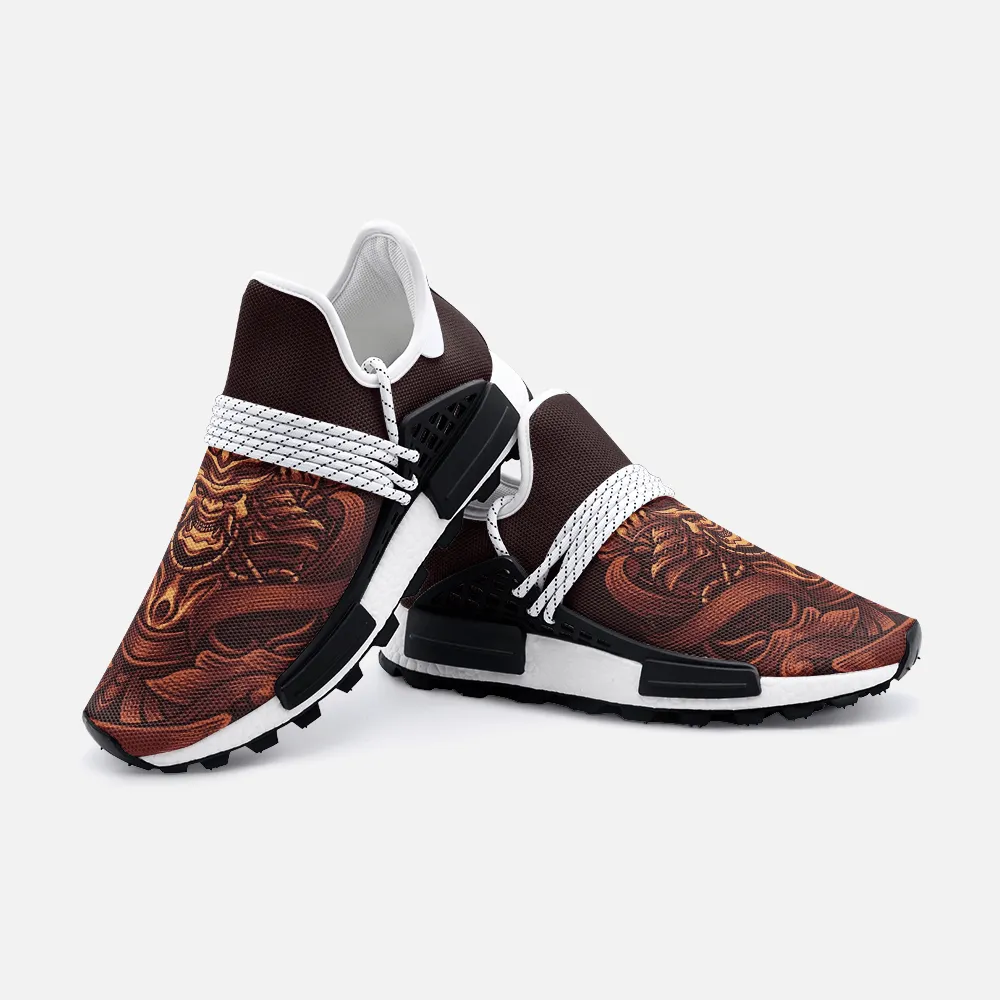 Brown Samurai Unisex Lightweight Custom shoes