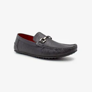 Buckled Leather Loafers