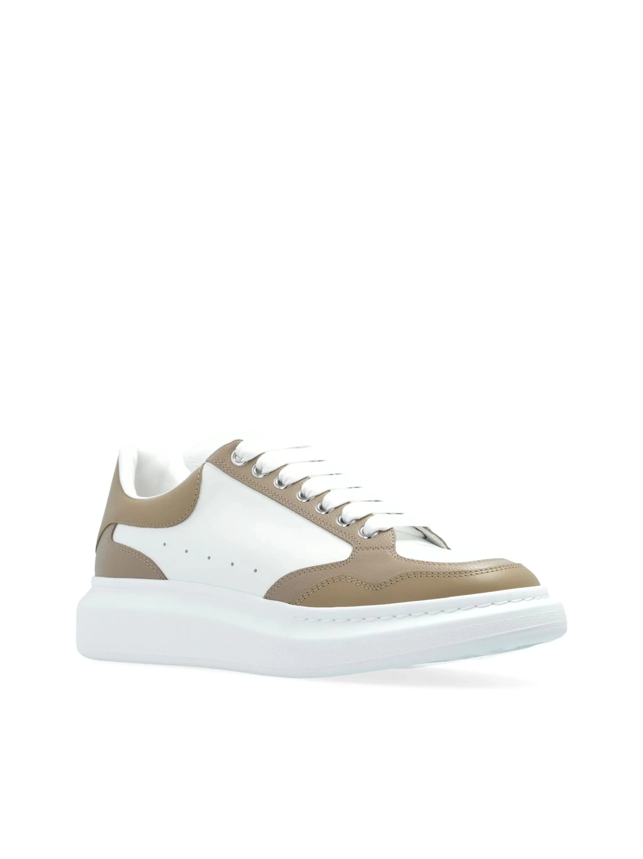 Calf Leather Panelled Sneakers