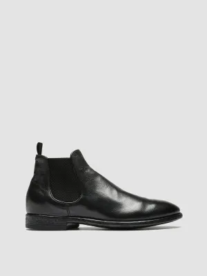 CETON 647 - Black Leather Chelsea Boots