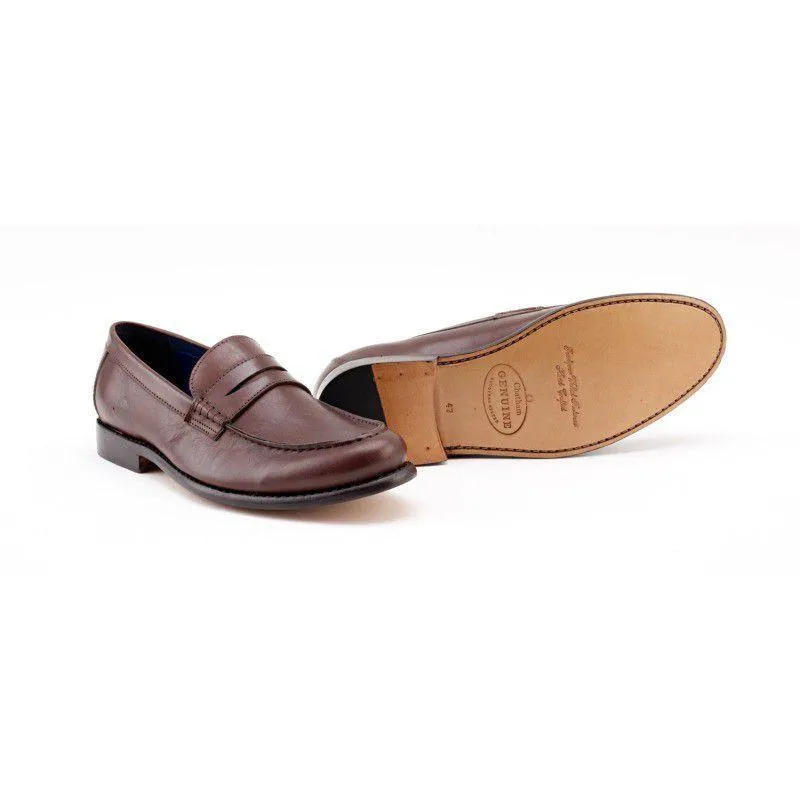 Chatham Mens McQueen Leather Loafer - Dark Brown