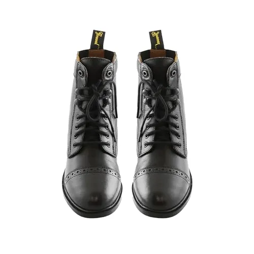 Children's Synthetic Leather Lace-Up Paddock Boots