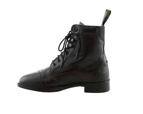 Children's Synthetic Leather Lace-Up Paddock Boots