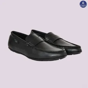 Classic Office-wear Moccasins for Men | Black