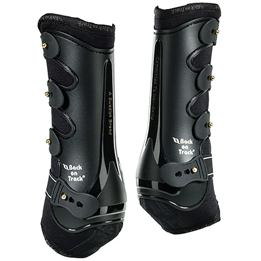 Cob Back On Track Royal Flat Work Around Fetlock Horse Front Boots Black