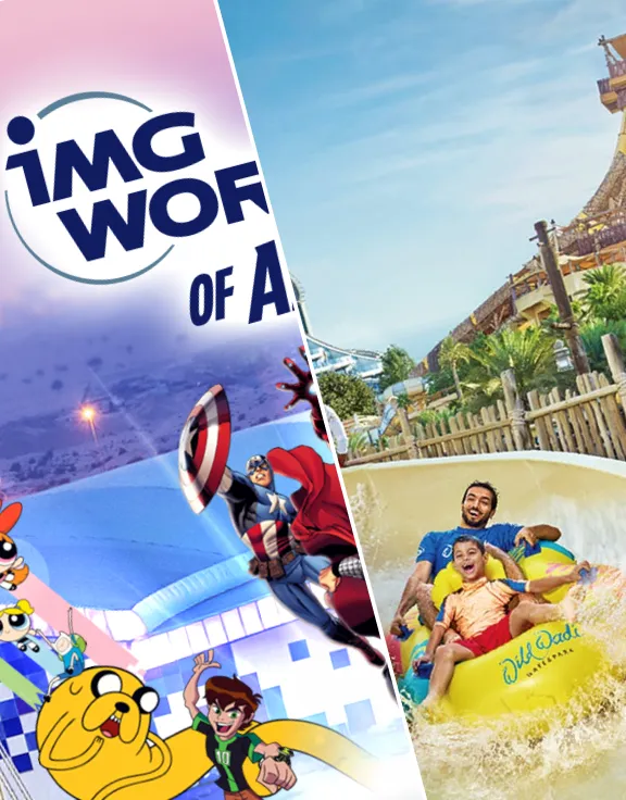 Combo: IMG Worlds of Adventure   Wild Wadi Waterpark