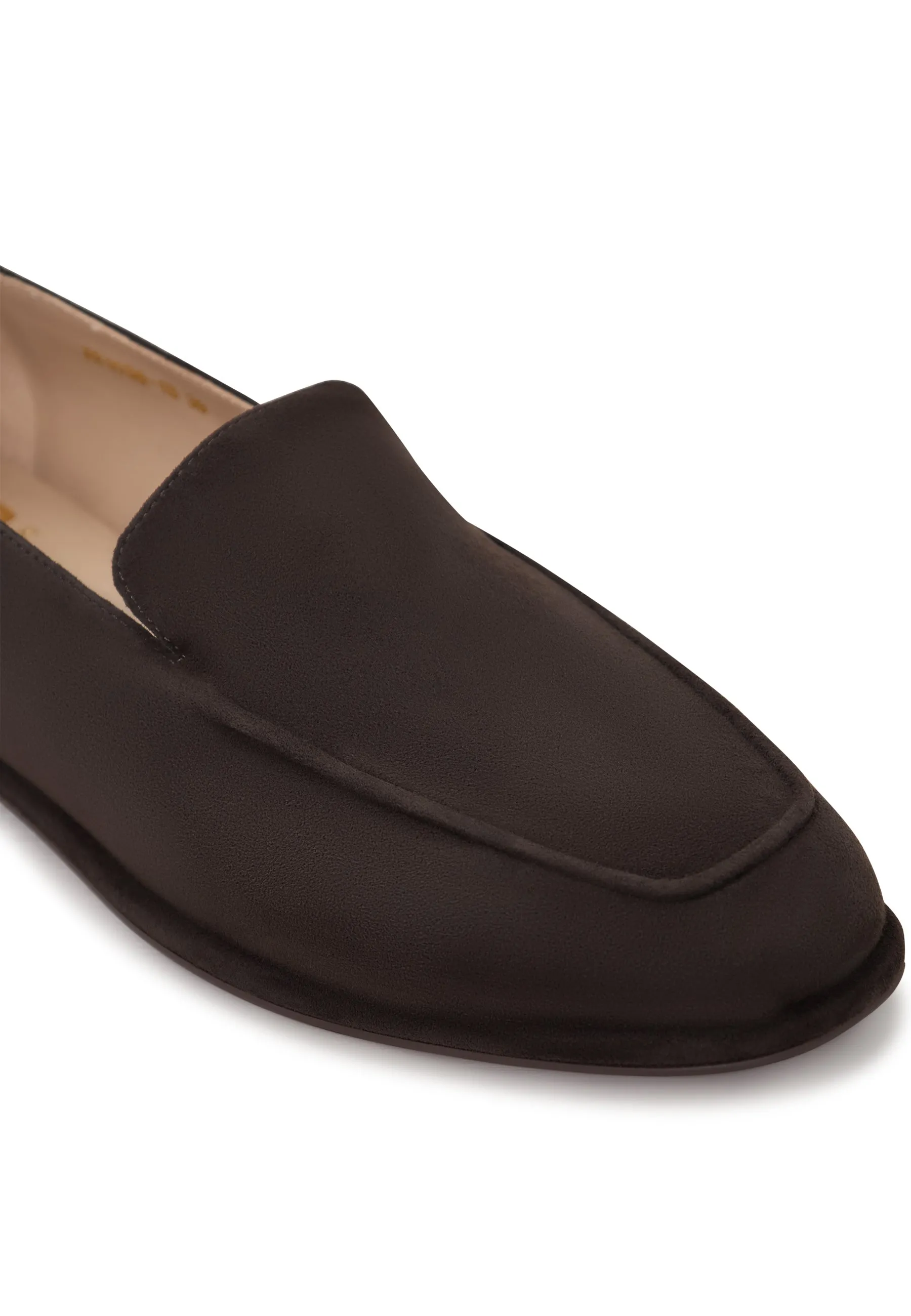 Comfort Suede Platform Loafers Clau - Brown