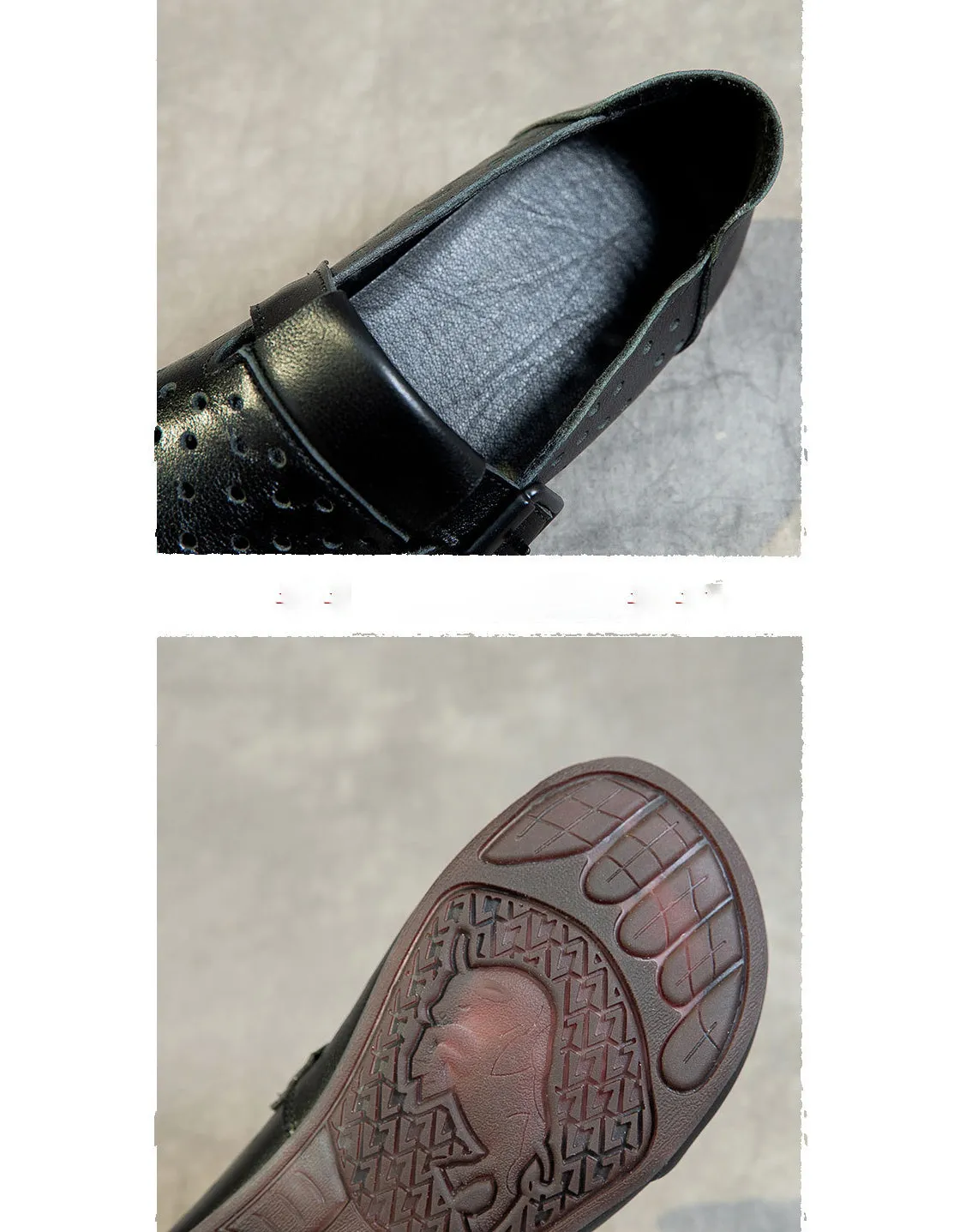 Comfortable Soft Soles Breathable Retro Flat Shoes 35-41