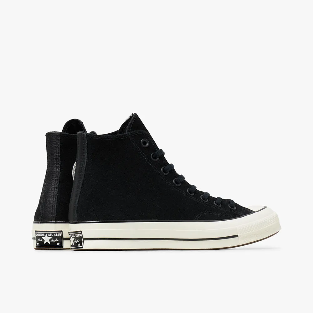 Converse Chuck 70 Hi Suede Black / Egret - Ancestral Blue