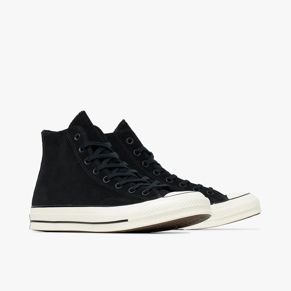 Converse Chuck 70 Hi Suede Black / Egret - Ancestral Blue