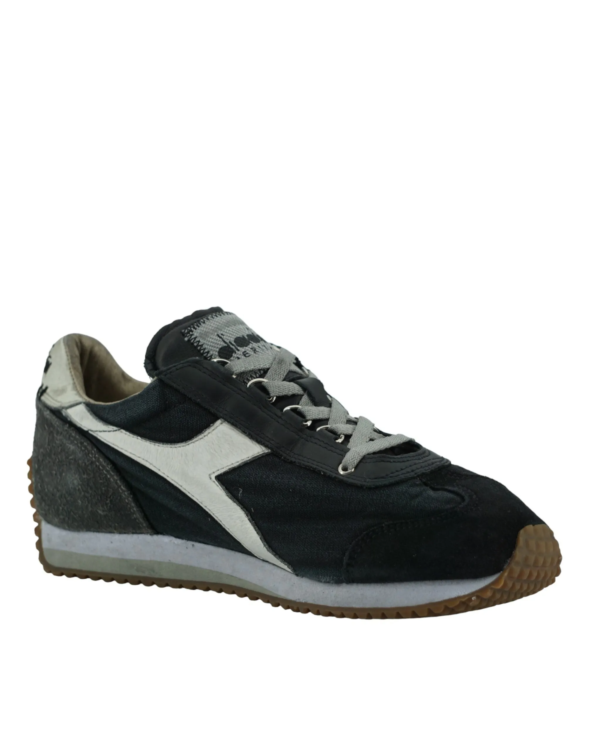 Diadora Chic Canvas and Suede Designer Sneakers