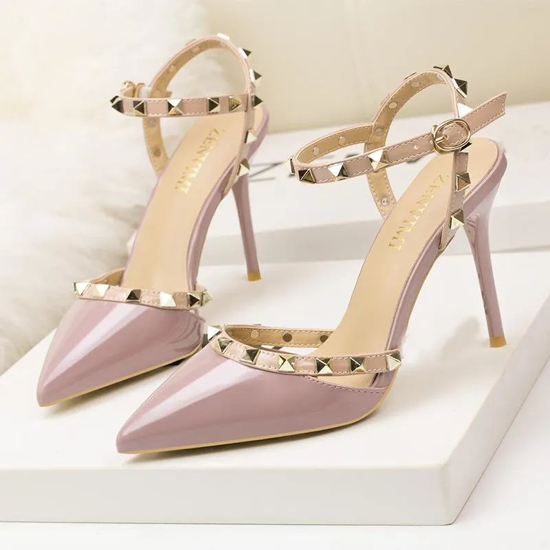 Elegant Rivets Pumps