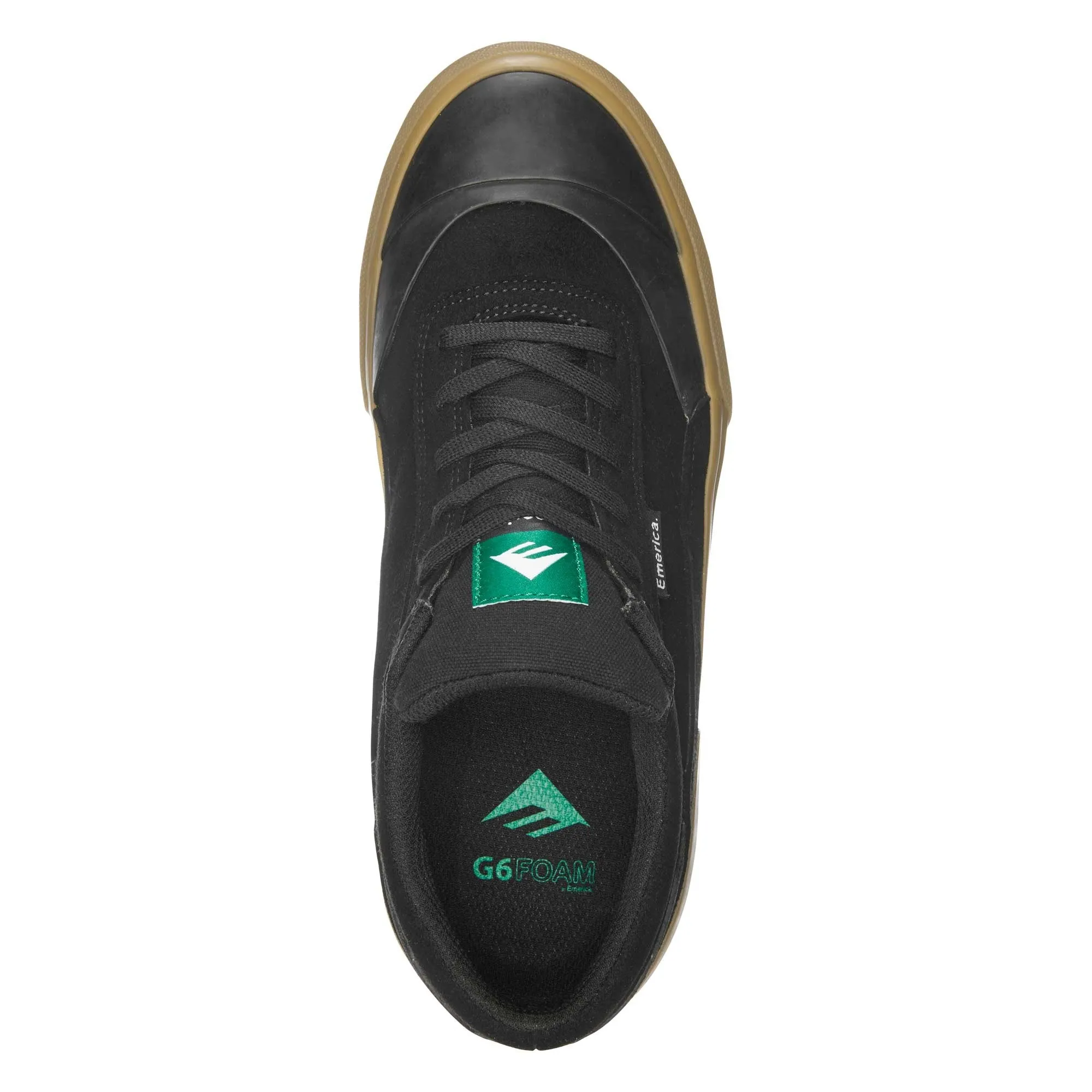 Emerica Shoes Vulcano - Black/Grey/Gum