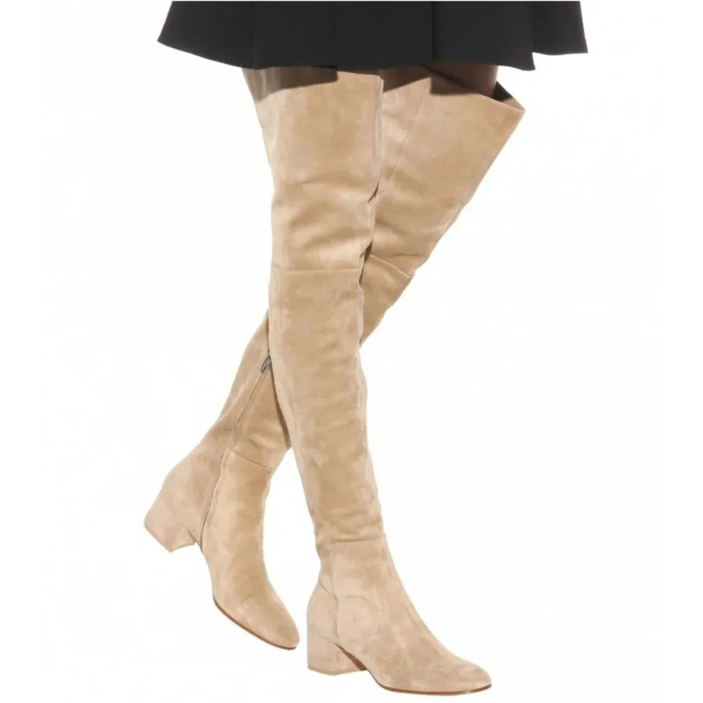 Faux Suede Over-the-knee | LINDY