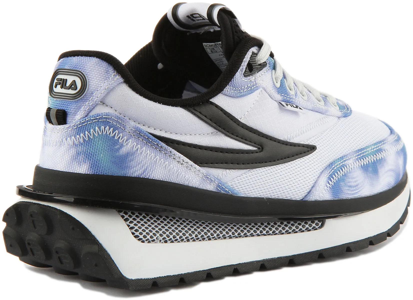 Fila Renno Tie Dye In White Blue For Women