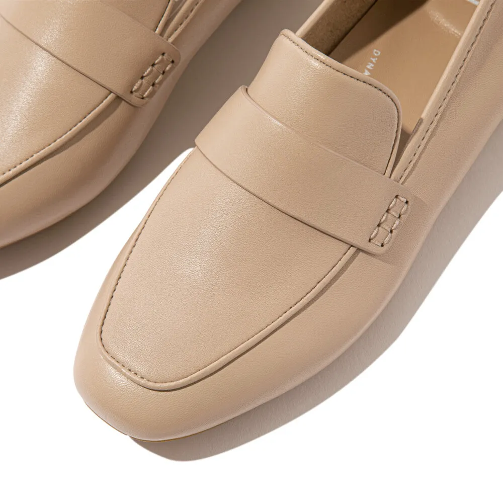 Fitflop Delicato Soft Leather Loafers Classic Beige