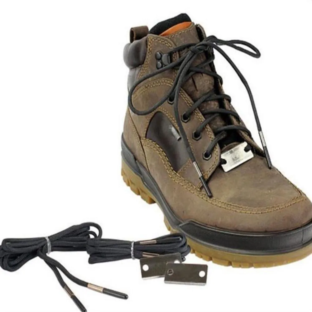 Flint Shoelaces for Camping Shoe Hiking Boots, Survival