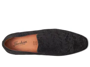 Florsheim Postino Plain Toe Velvet Slip-On Loafers, black