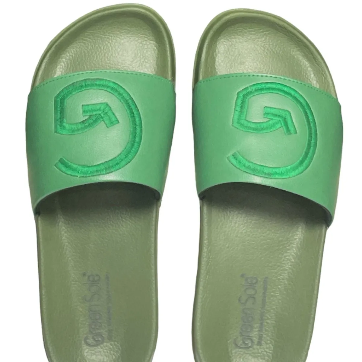 Green Mens Slider | Made with Recycled Materials