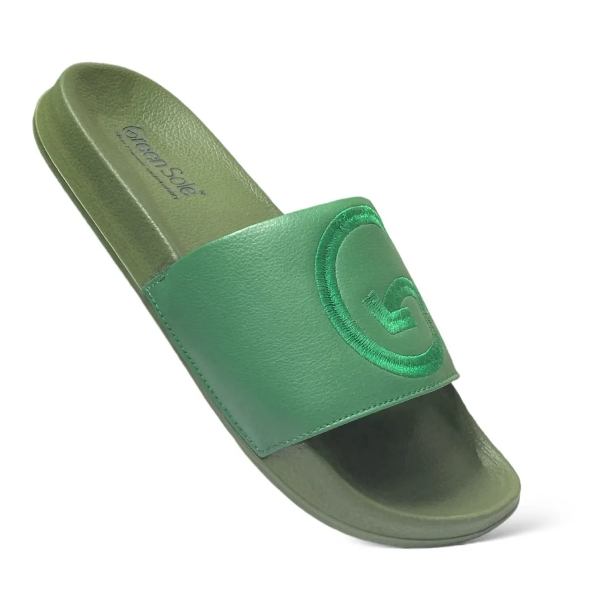 Green Mens Slider | Made with Recycled Materials