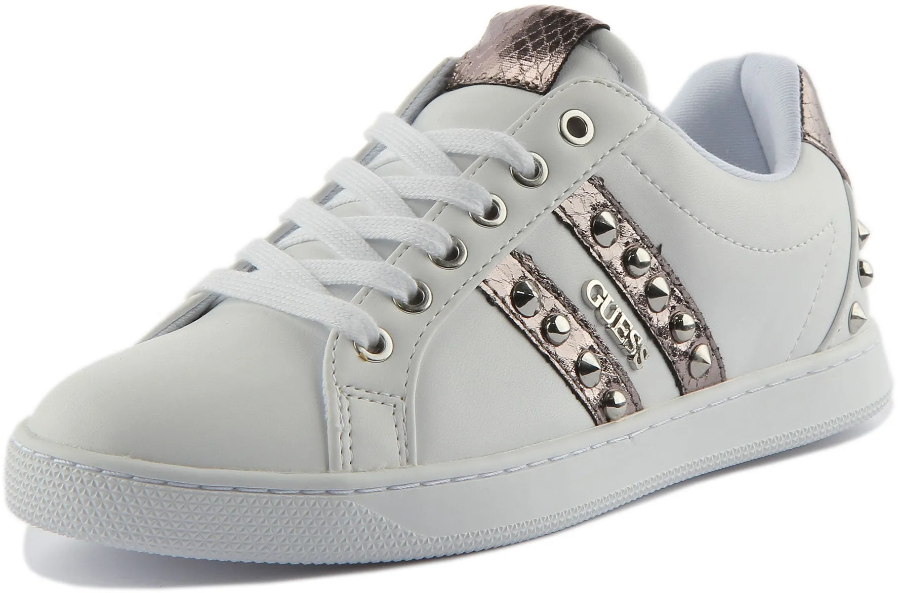 Guess Rassta Stud In White For Women