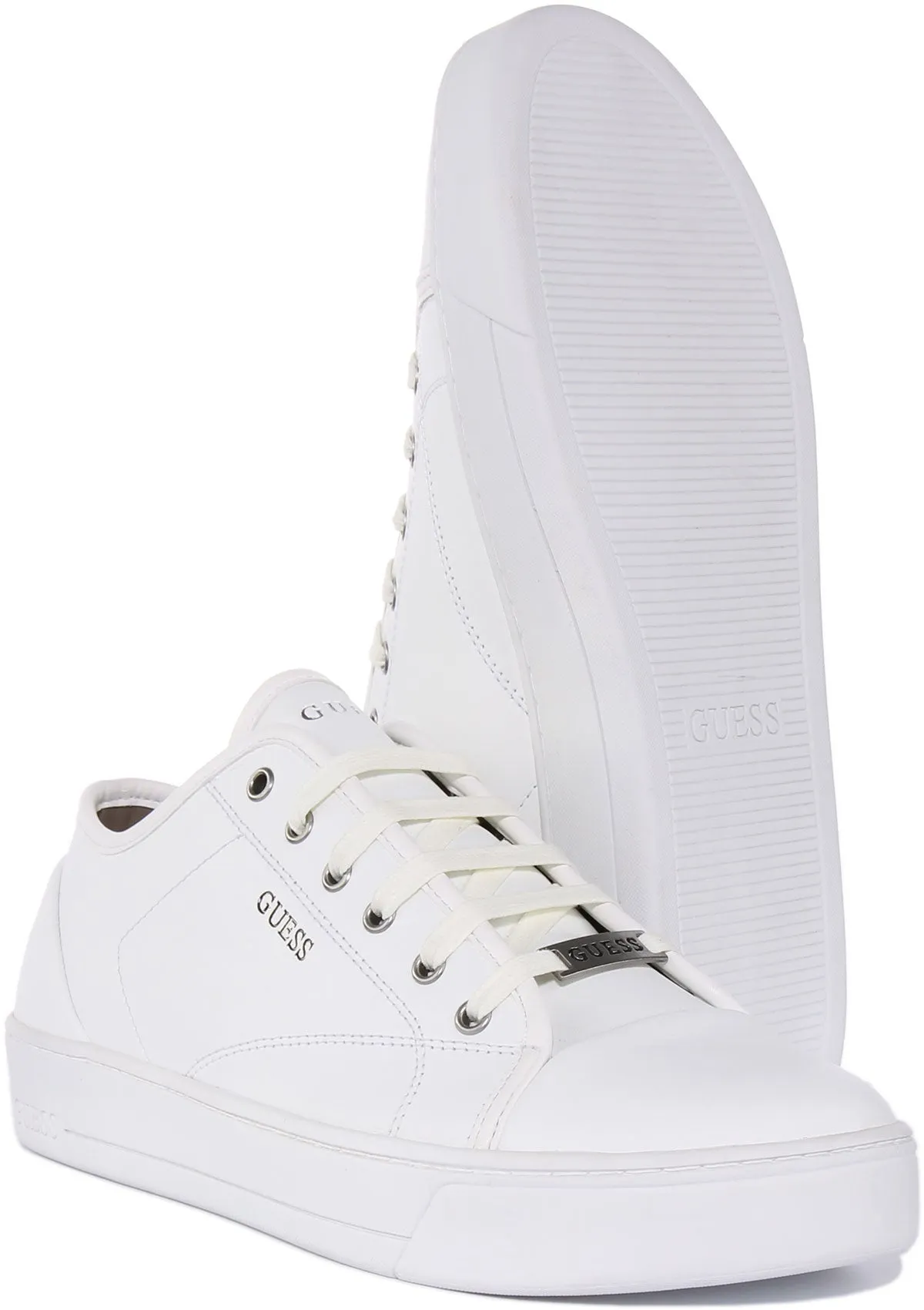 Guess Udine Trainers In White For Men