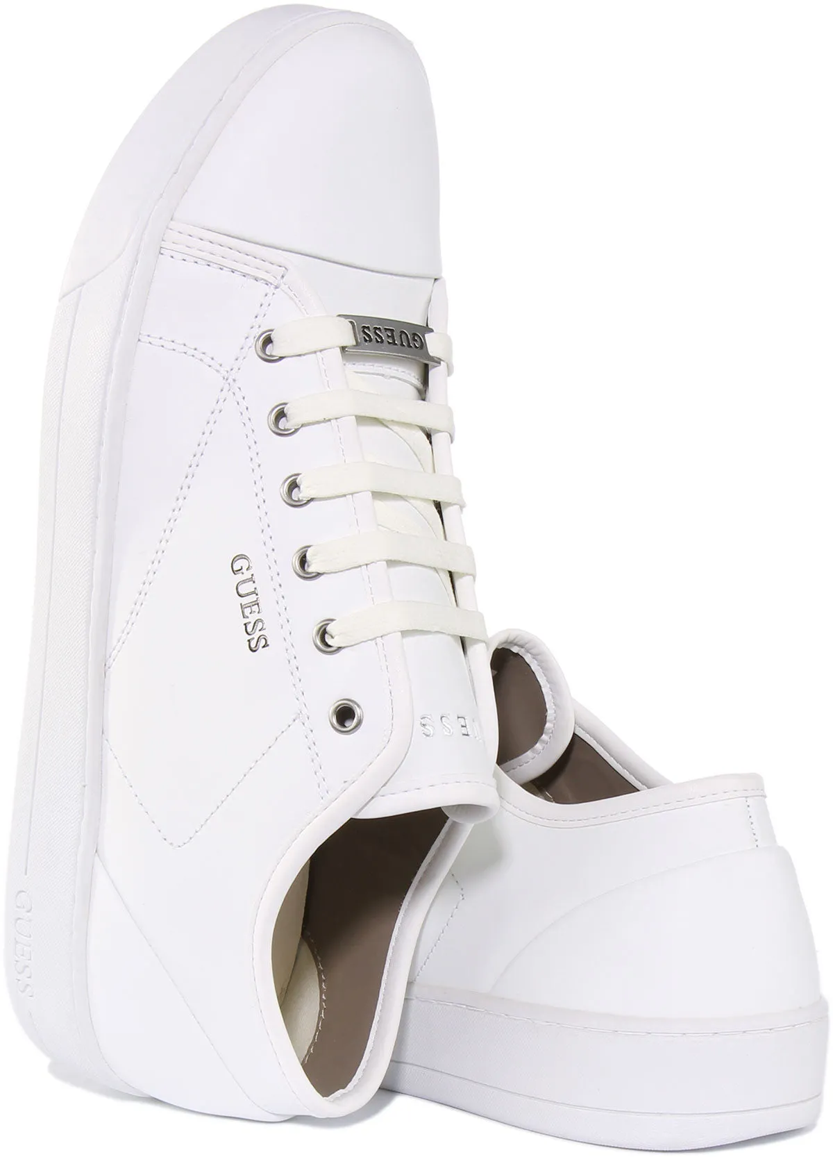 Guess Udine Trainers In White For Men