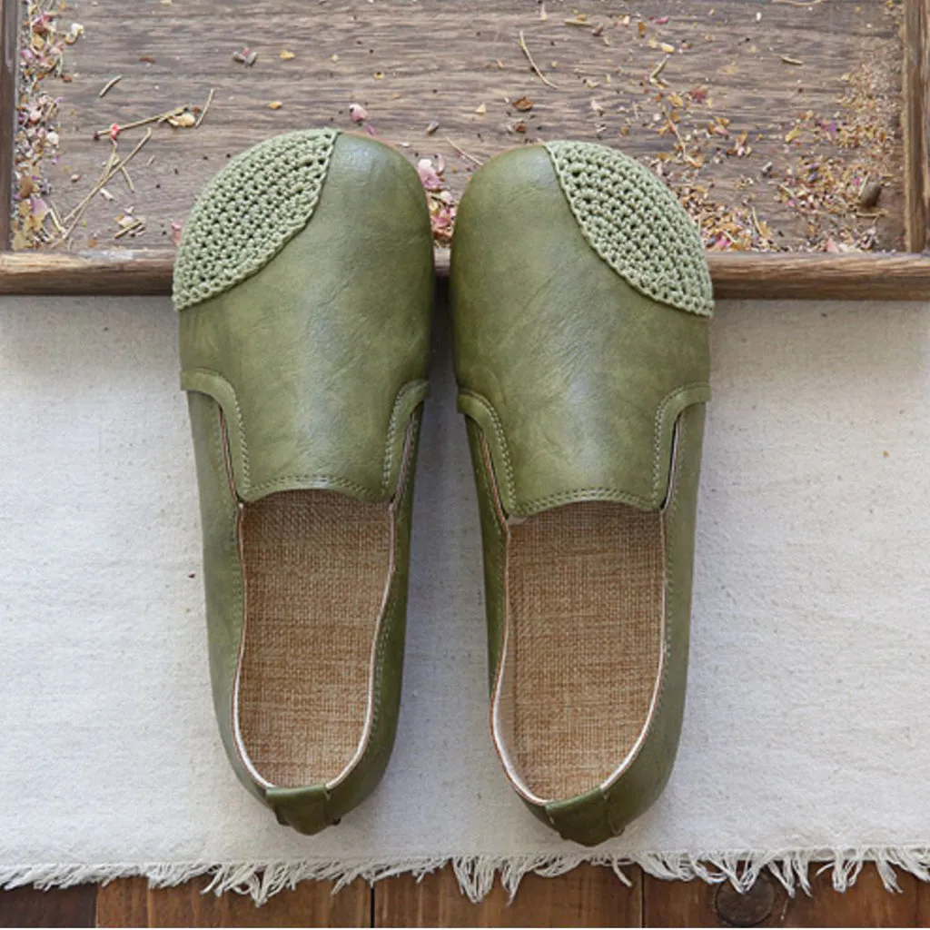 Handmade Comfortable Cotton Hemp Flats