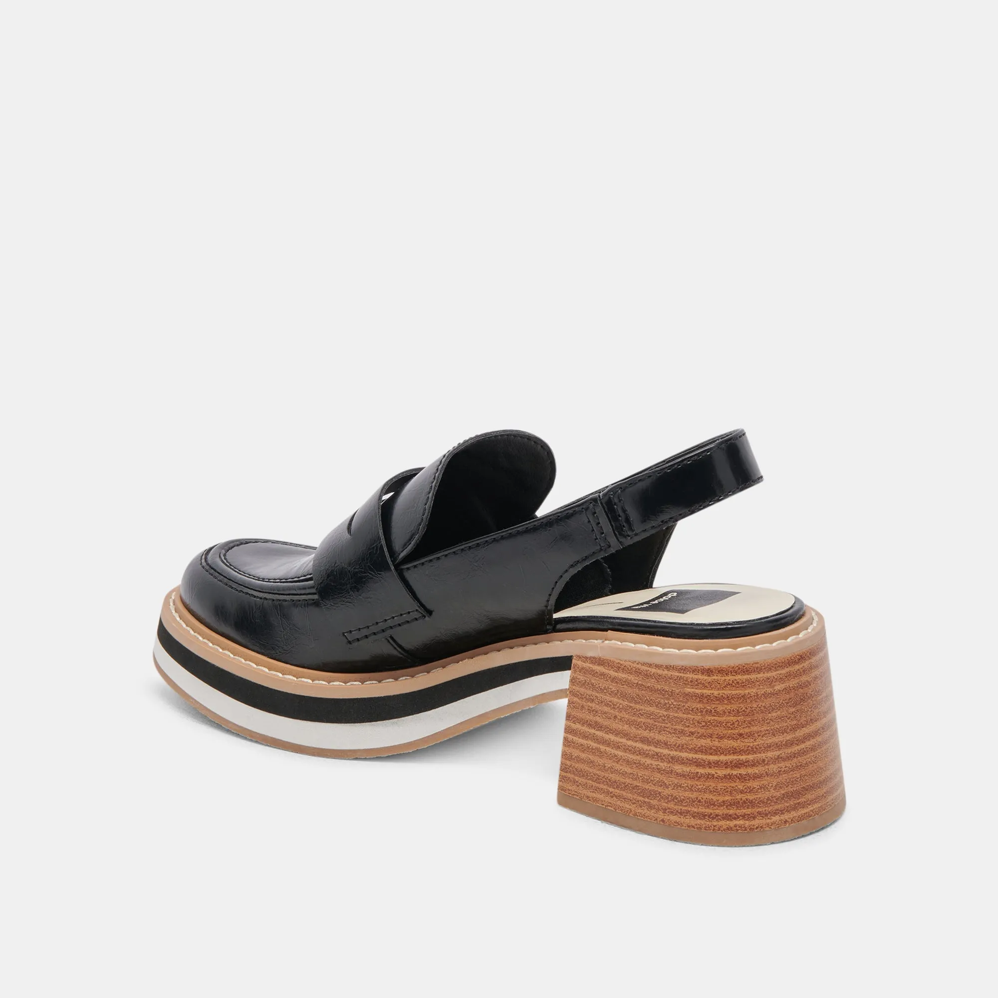 HATTIE LOAFERS BLACK STELLA - re:vita