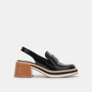 HATTIE LOAFERS BLACK STELLA - re:vita