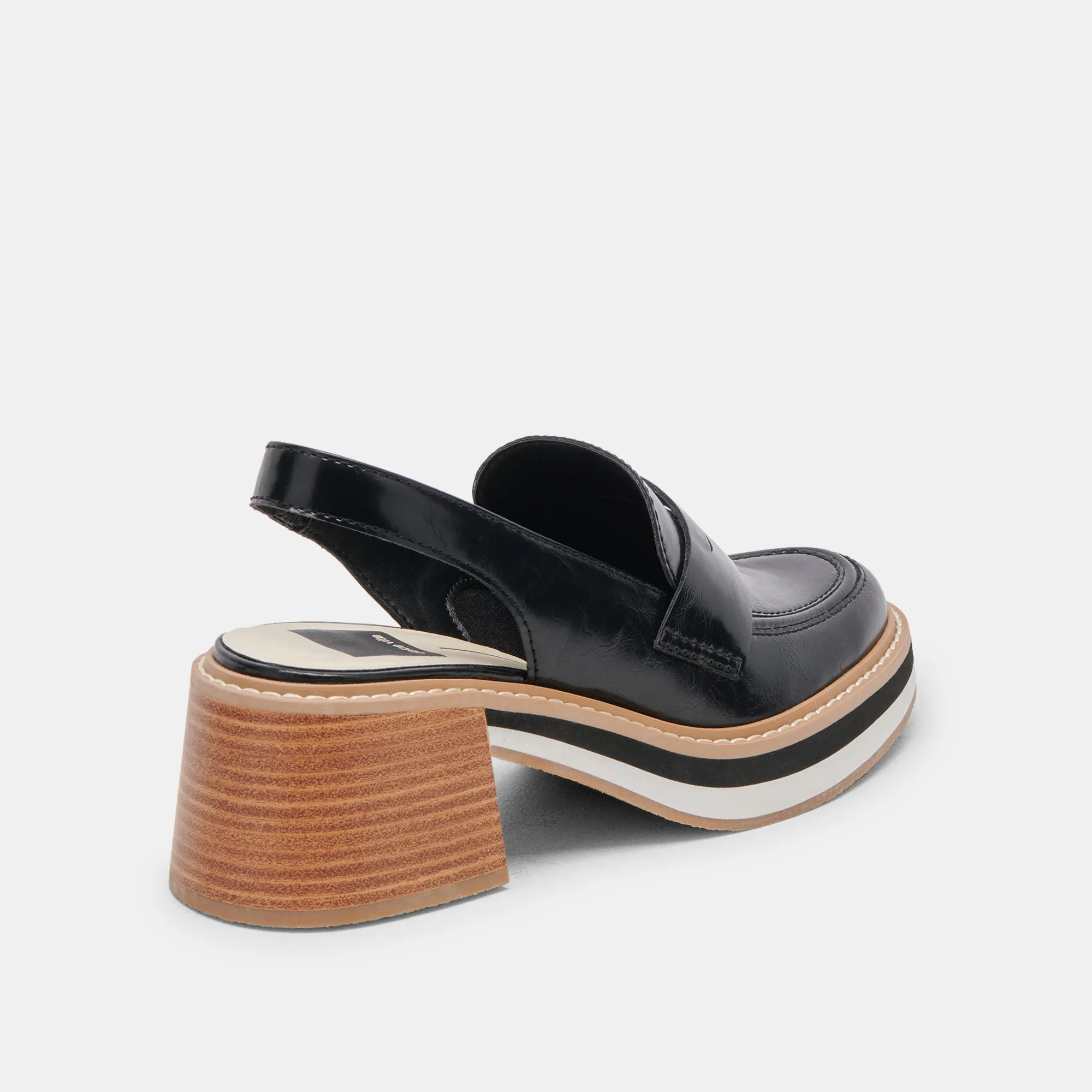 HATTIE LOAFERS BLACK STELLA - re:vita