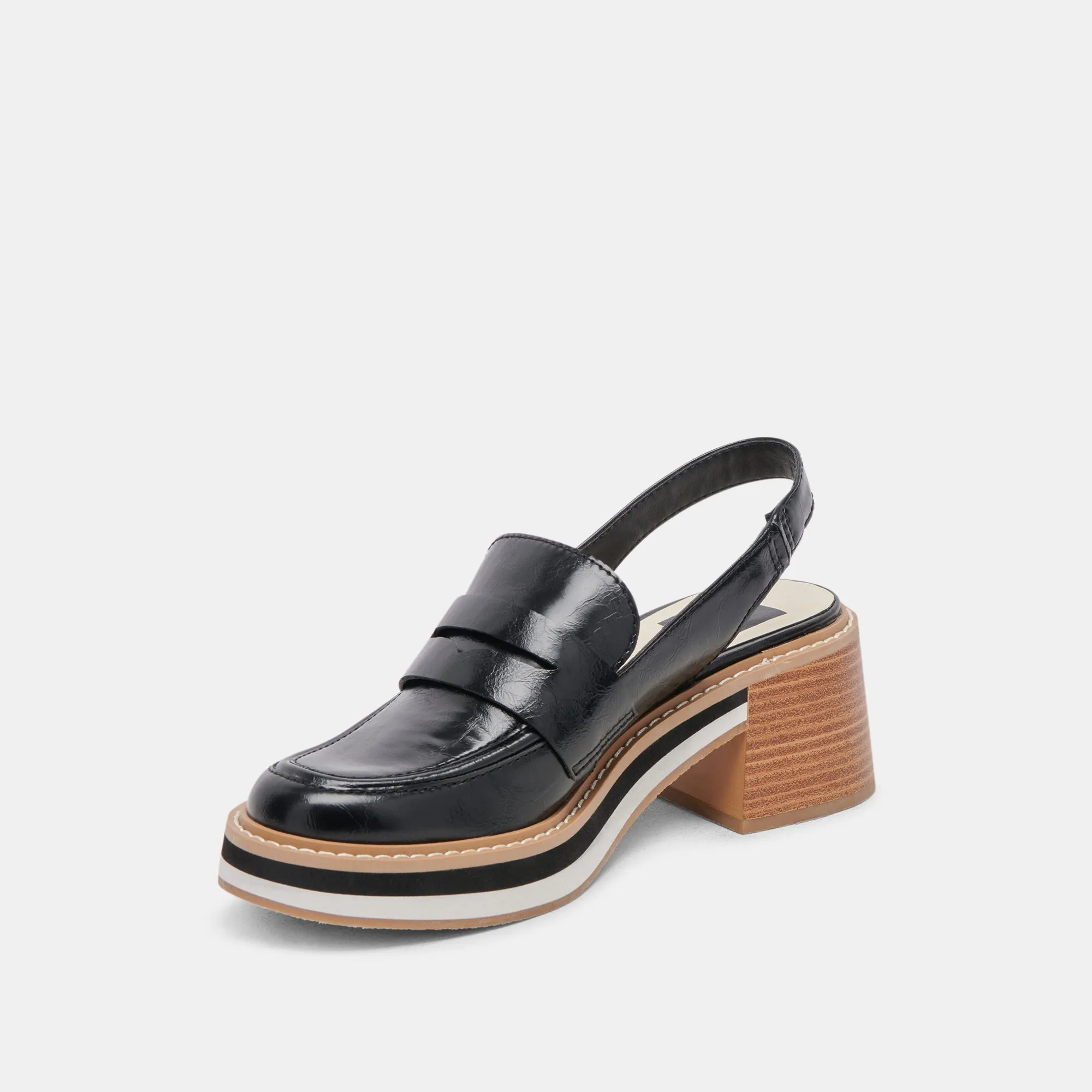 HATTIE LOAFERS BLACK STELLA - re:vita