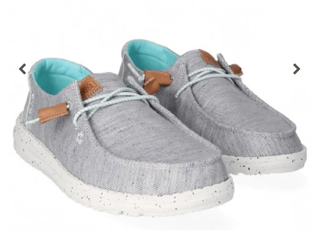 Heydude - Wendy Heathered Slub Tropical Grey